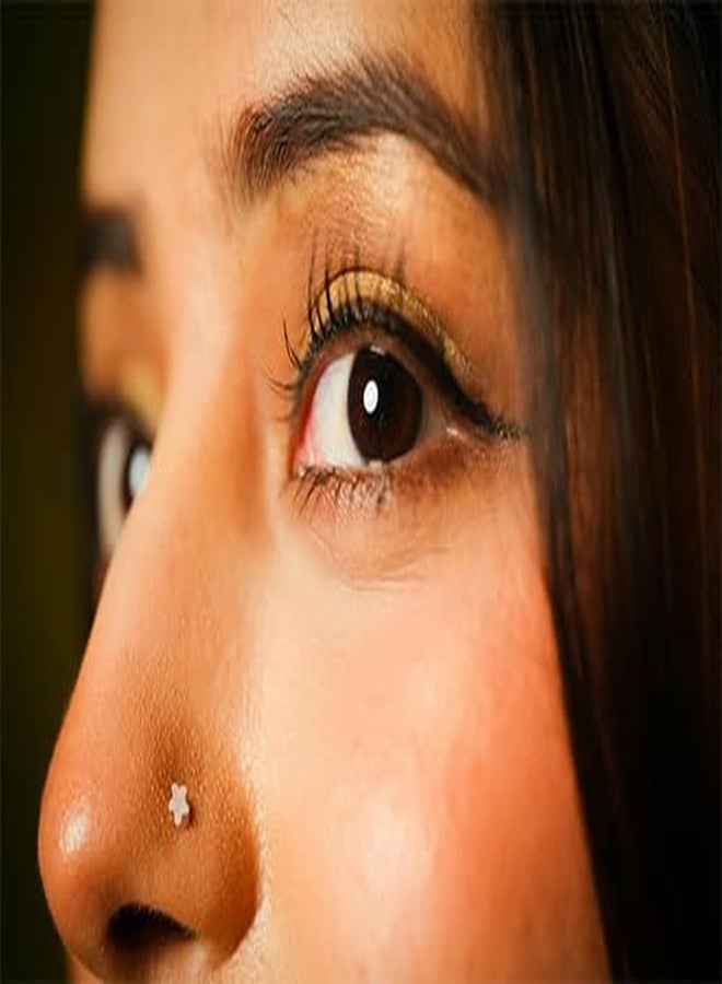 AVYRING Clear nose Piercing Jewelry Clear Nose Rings for Work Mix Shaped Plastic Heart nose studs Star Nose Piercing Retainers - Image 4